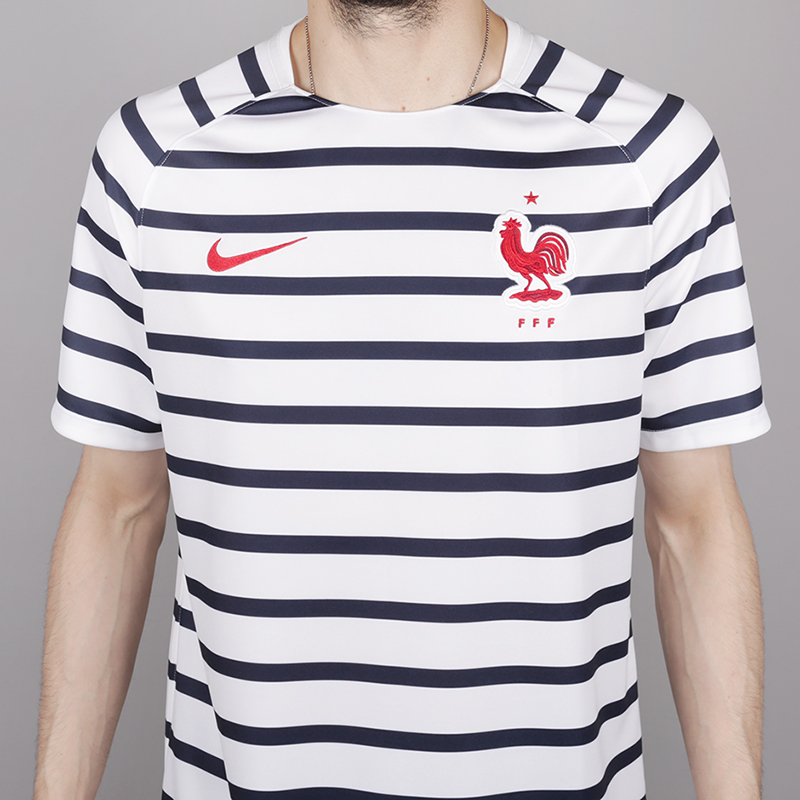 мужская белая футболка Nike France 893358-100 - цена, описание, фото 2