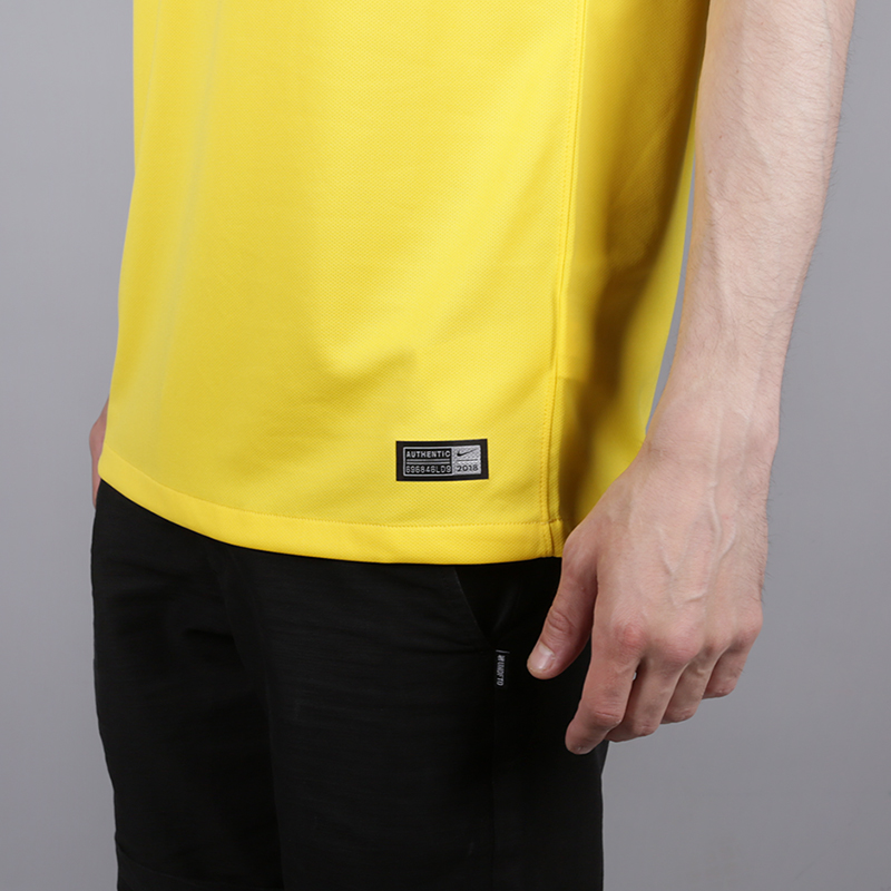 мужская желтая футболка Nike Brasil 893856-749 - цена, описание, фото 4
