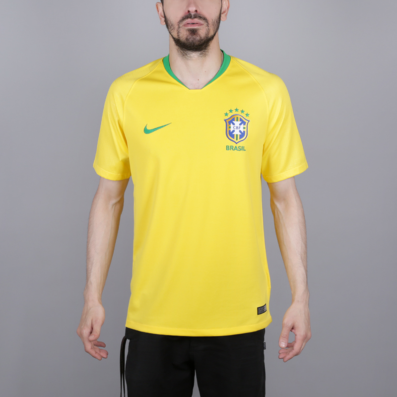 мужская желтая футболка Nike Brasil 893856-749 - цена, описание, фото 1