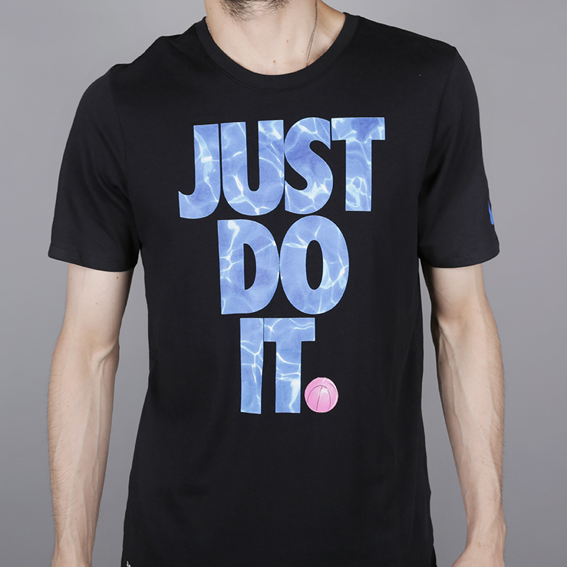 мужская черная футболка Nike Pool JDI 923719-010 - цена, описание, фото 2