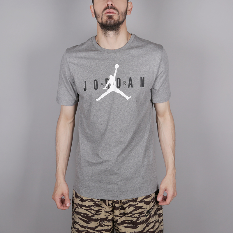 мужская серая футболка Jordan Air GX AA1907-091 - цена, описание, фото 1