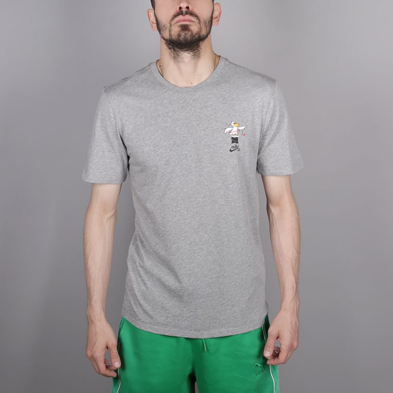 мужская серая футболка Nike SB Pelican Tee 912350-063 - цена, описание, фото 1