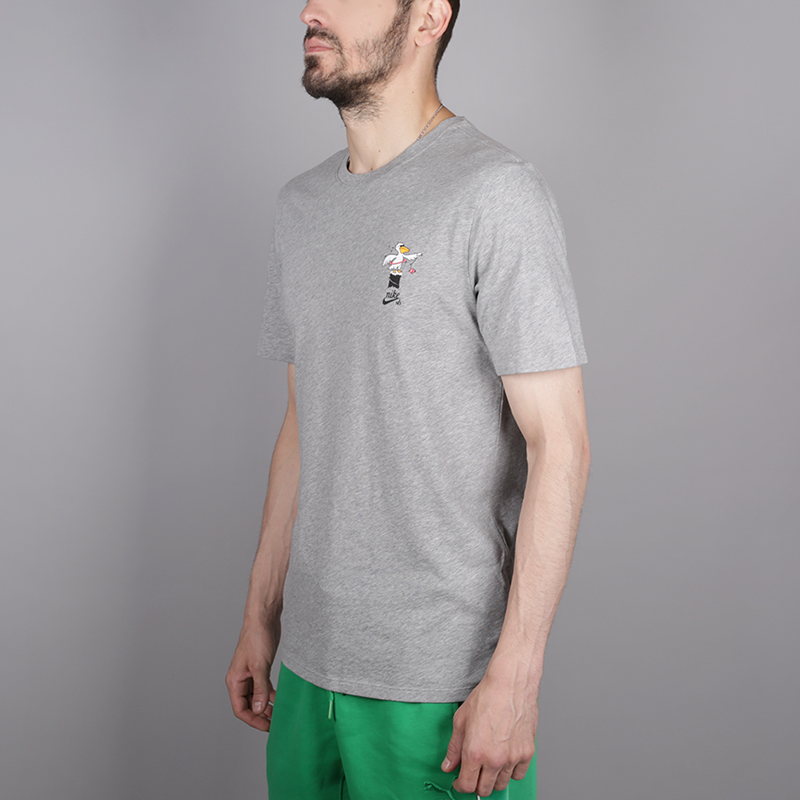 мужская серая футболка Nike SB Pelican Tee 912350-063 - цена, описание, фото 3