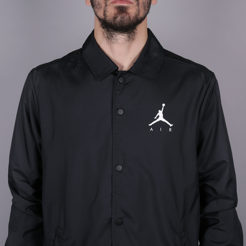 мужская черная куртка Jordan Jumpman Coach Jacket 939966-010 - цена, описание, фото 2
