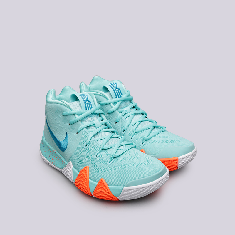 мужские голубые баскетбольные кроссовки Nike Kyrie 4 943806-402 - цена, описание, фото 3