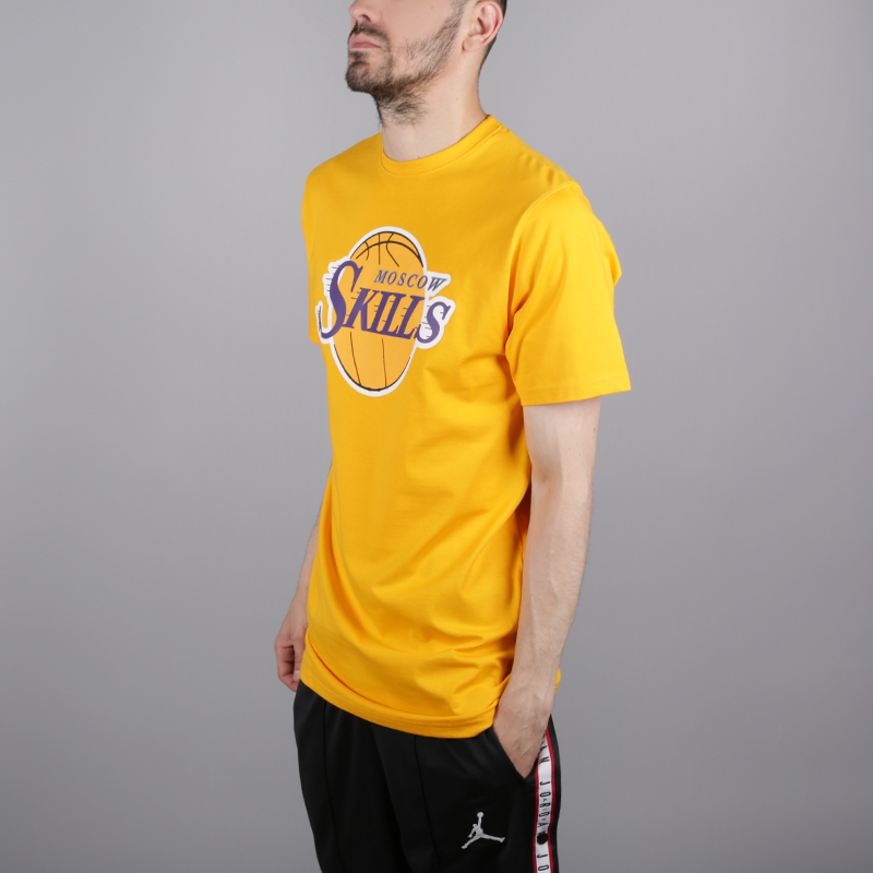 Мужская футболка Skills LA (Los Angeles gold)  - цена, описание, фото 3