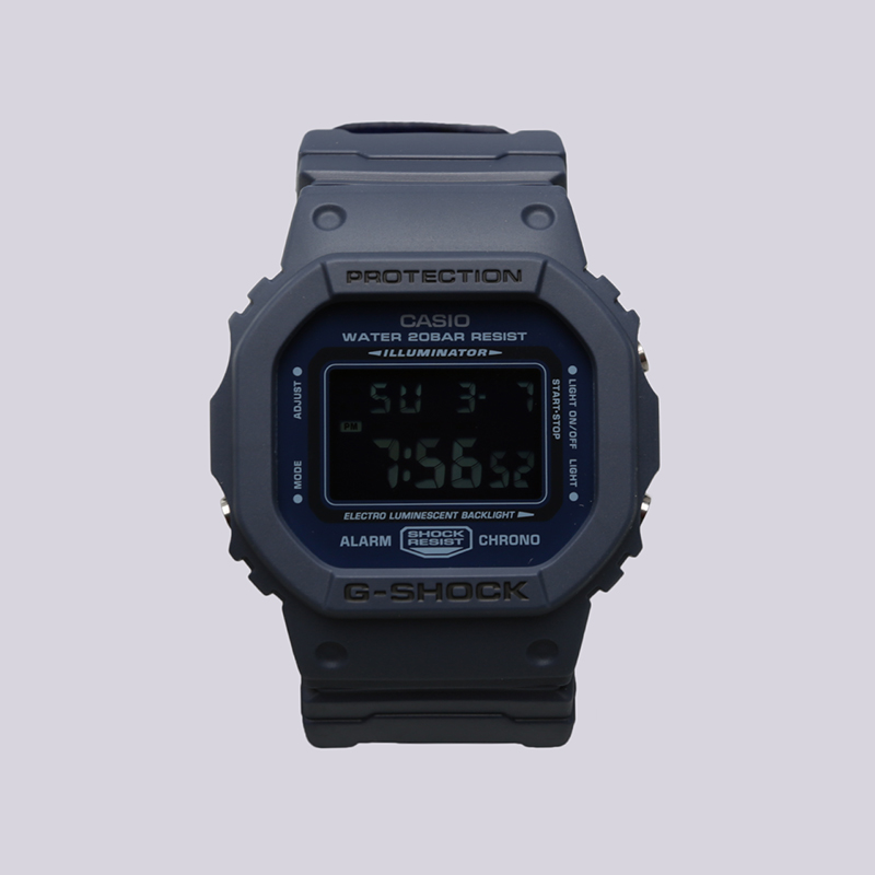  синие часы Casio G-Shock DW-5600LU DW-5600LU-2E - цена, описание, фото 1