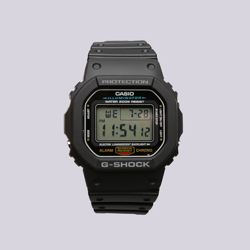  черные часы Casio G-Shock DW-5600E DW-5600E-1V - цена, описание, фото 1