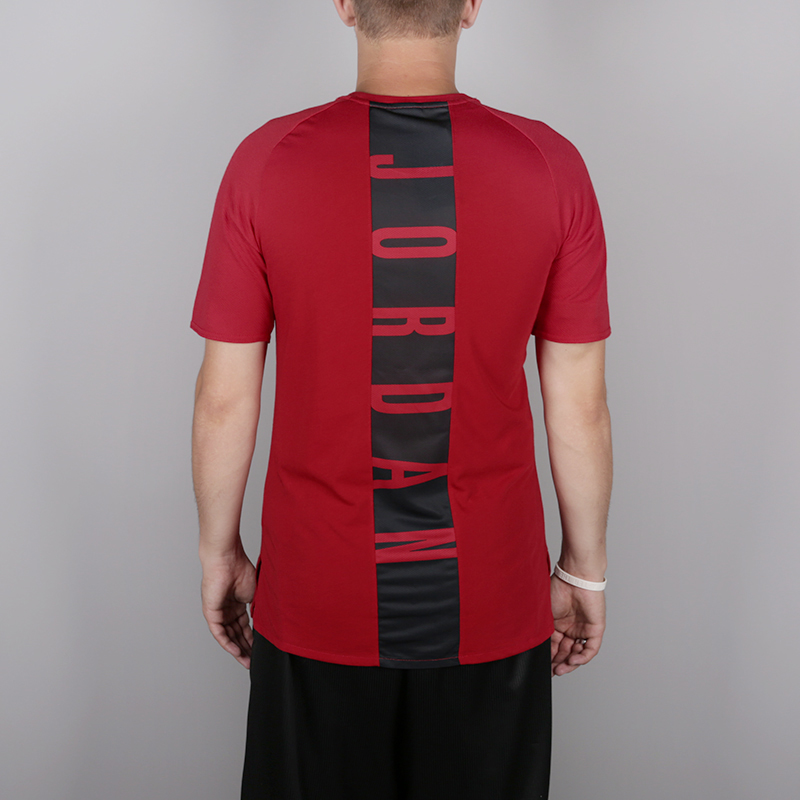 мужская красная футболка Jordan 23 Alpha SS Top 889713-688 - цена, описание, фото 4