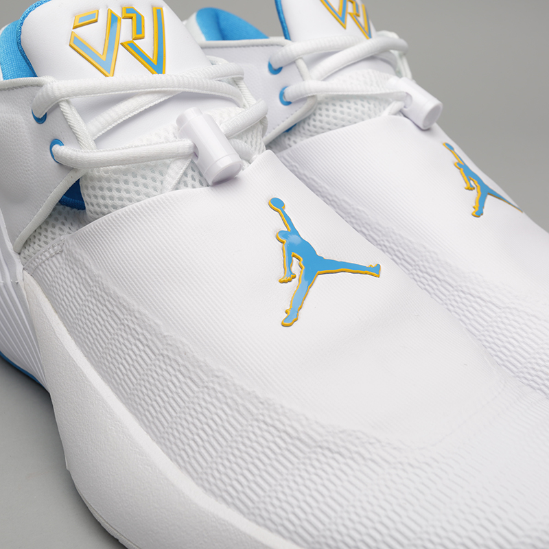 мужские белые баскетбольные кроссовки Jordan Why Not Zero.1 Low AR0043-100 - цена, описание, фото 3