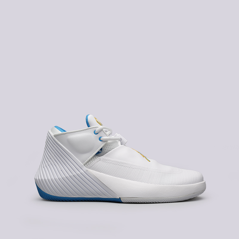 мужские белые баскетбольные кроссовки Jordan Why Not Zero.1 Low AR0043-100 - цена, описание, фото 1
