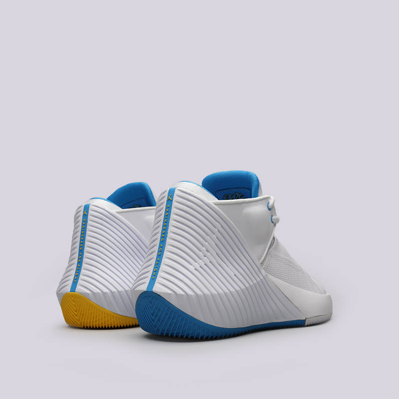 мужские белые баскетбольные кроссовки Jordan Why Not Zero.1 Low AR0043-100 - цена, описание, фото 5