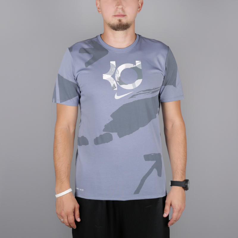 мужская голубая футболка Nike AOP Tee 923685-445 - цена, описание, фото 1