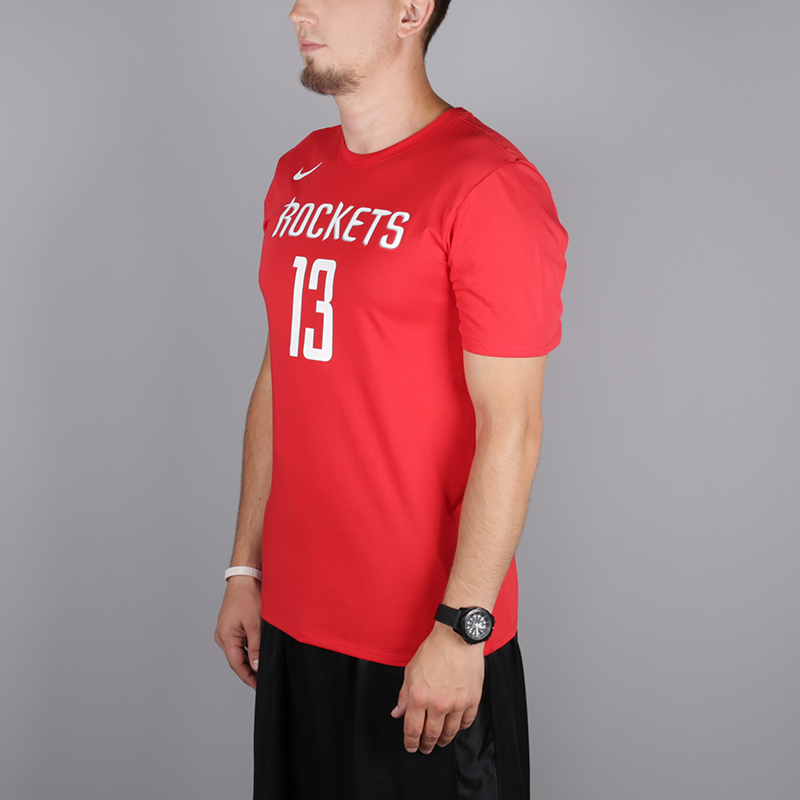 мужская красная футболка Nike Harden Houston Rockets 870776-659 - цена, описание, фото 3