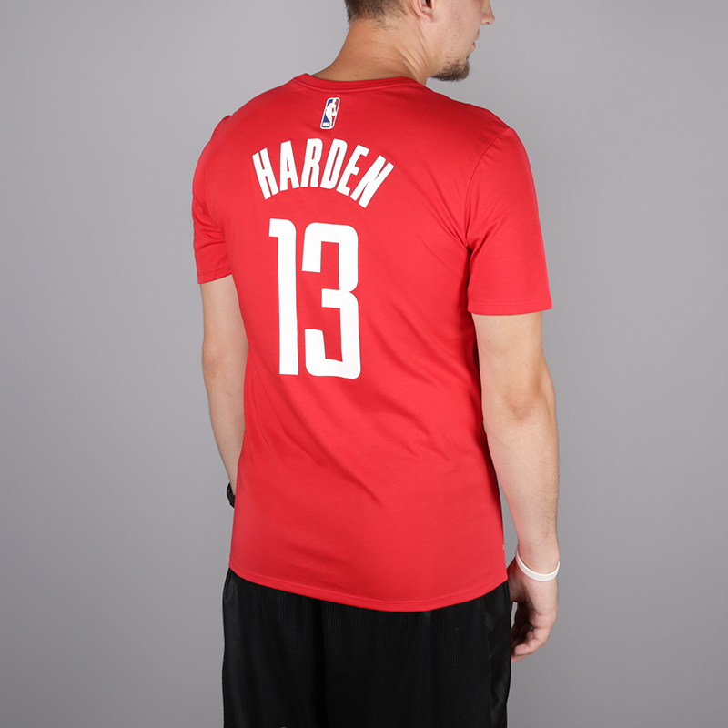мужская красная футболка Nike Harden Houston Rockets 870776-659 - цена, описание, фото 4
