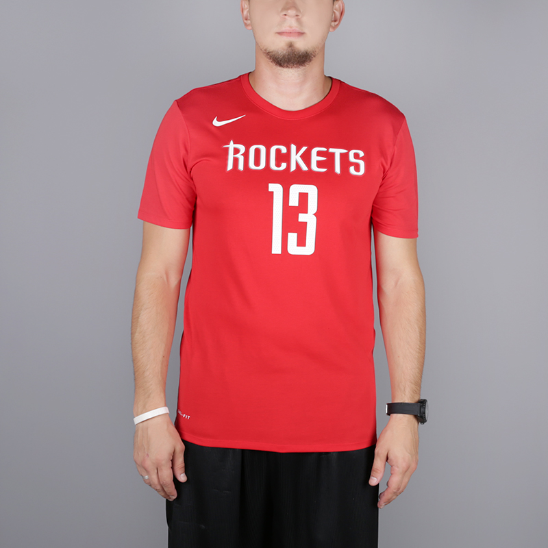 мужская красная футболка Nike Harden Houston Rockets 870776-659 - цена, описание, фото 1