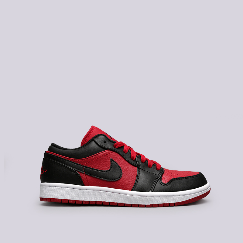 мужские черные кроссовки Jordan 1 Low 553558-610 - цена, описание, фото 1