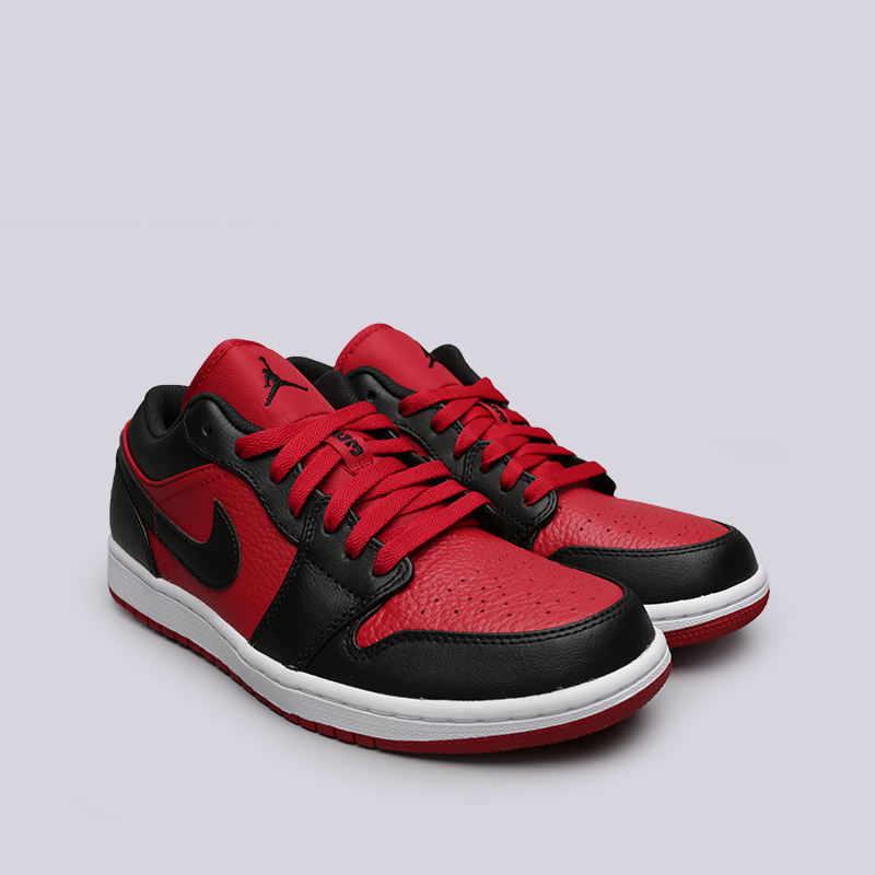 мужские черные кроссовки Jordan 1 Low 553558-610 - цена, описание, фото 3