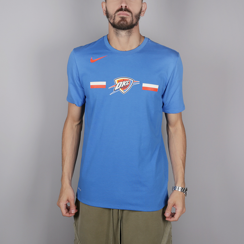 

Футболка Nike, Oklahoma City Thunder, Голубой