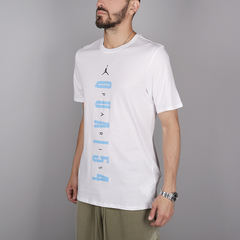мужская белая футболка Jordan Quai 54 AV8352-101 - цена, описание, фото 3