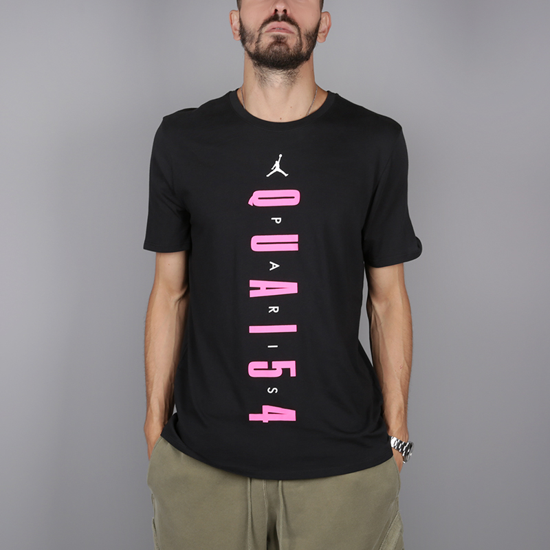 мужская черная футболка Jordan Quai 54 AV8352-011 - цена, описание, фото 1
