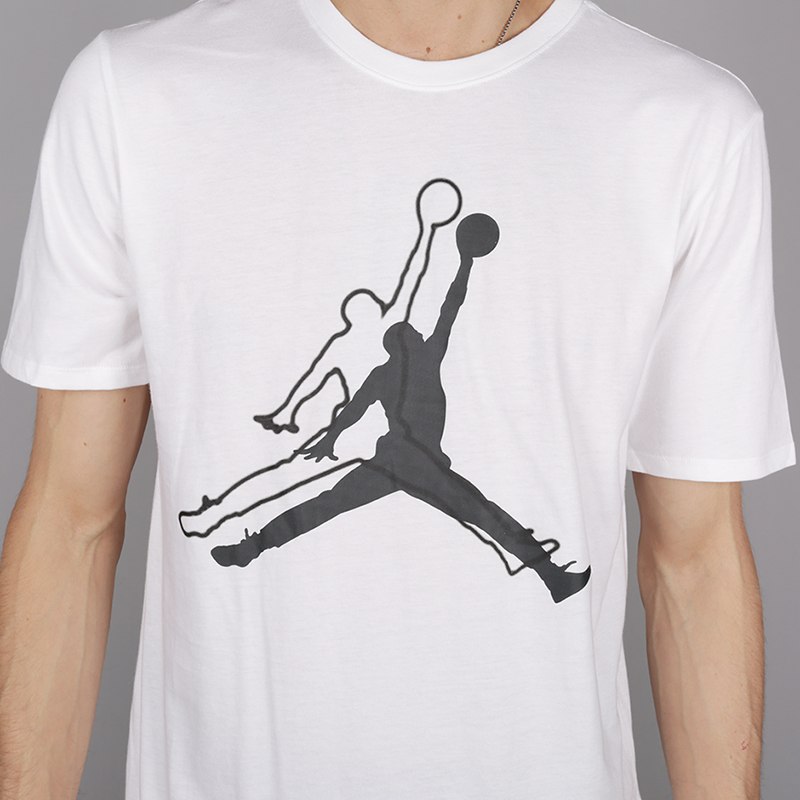 мужская белая футболка Jordan He Got Game AR1284-100 - цена, описание, фото 2