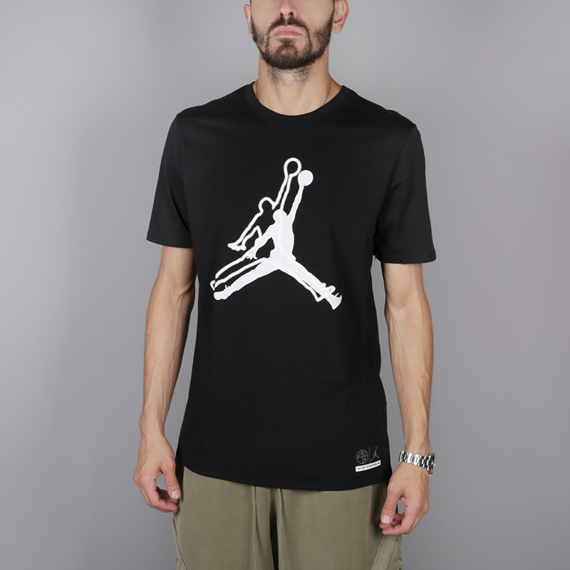 мужская черная футболка Jordan He Got Game AR1284-010 - цена, описание, фото 1
