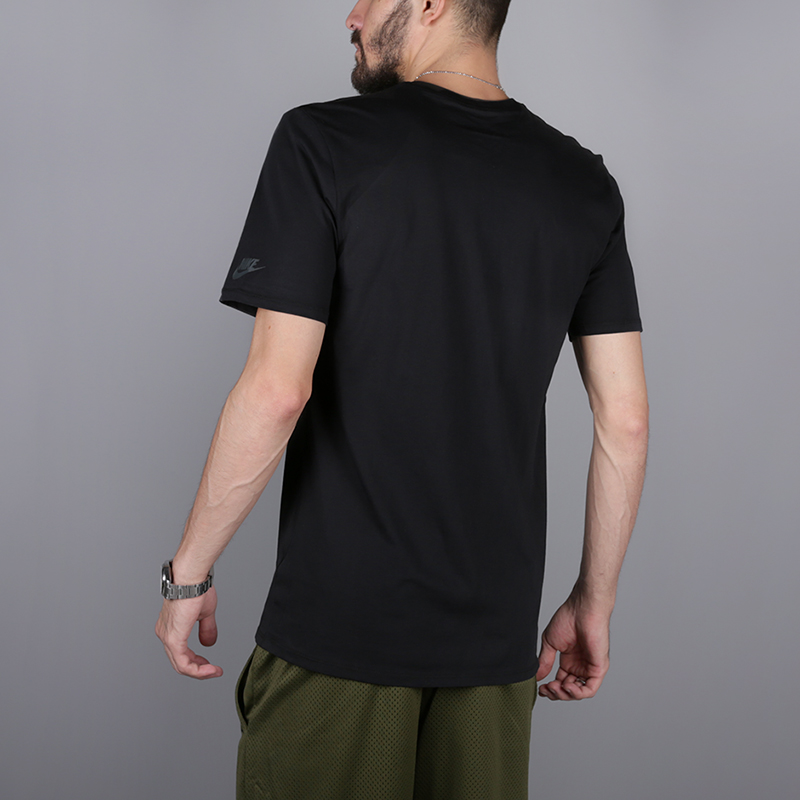 мужская черная футболка Nike Raised Verb AA6315-010 - цена, описание, фото 5