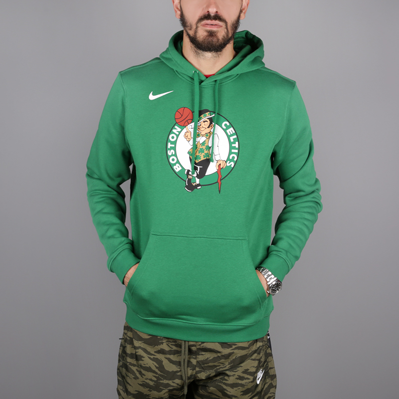 мужская зеленая толстовка Nike Boston Celtics AA3649-312 - цена, описание, фото 1