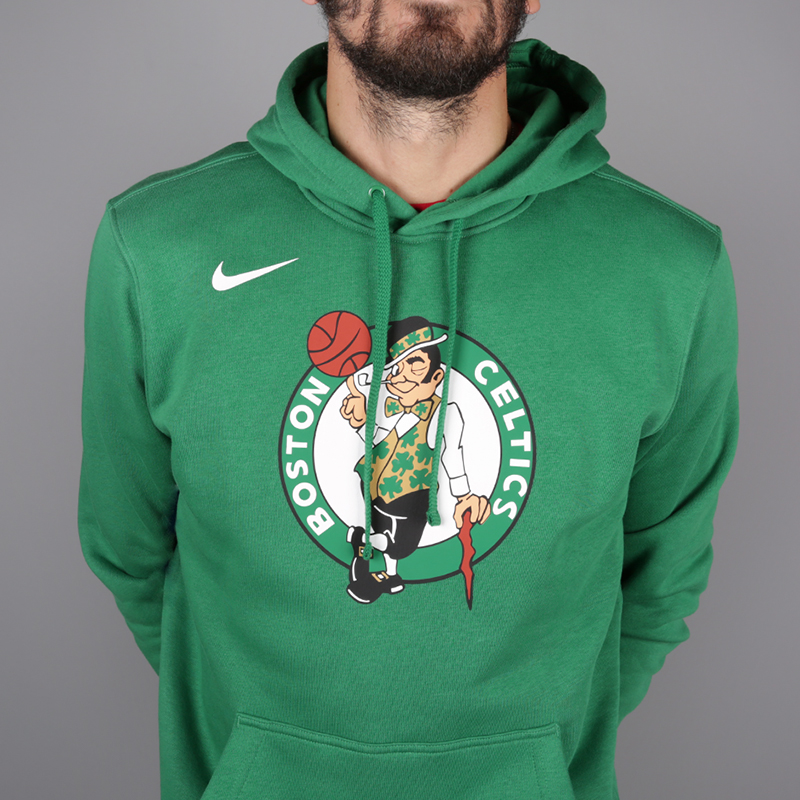 мужская зеленая толстовка Nike Boston Celtics AA3649-312 - цена, описание, фото 2