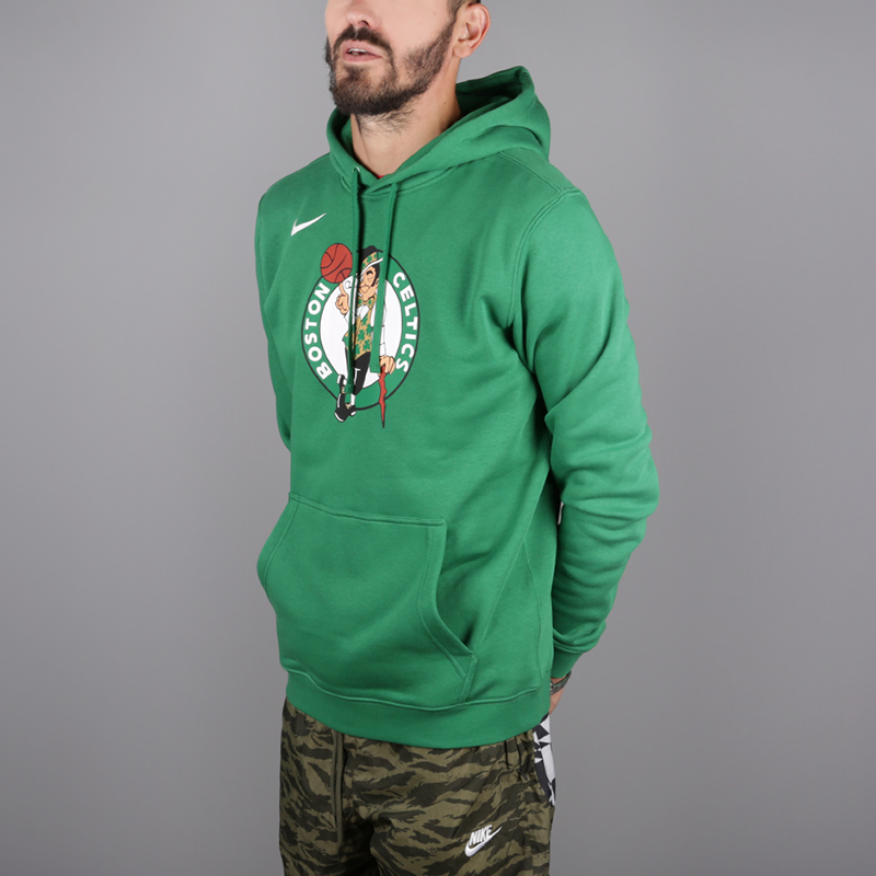 мужская зеленая толстовка Nike Boston Celtics AA3649-312 - цена, описание, фото 3