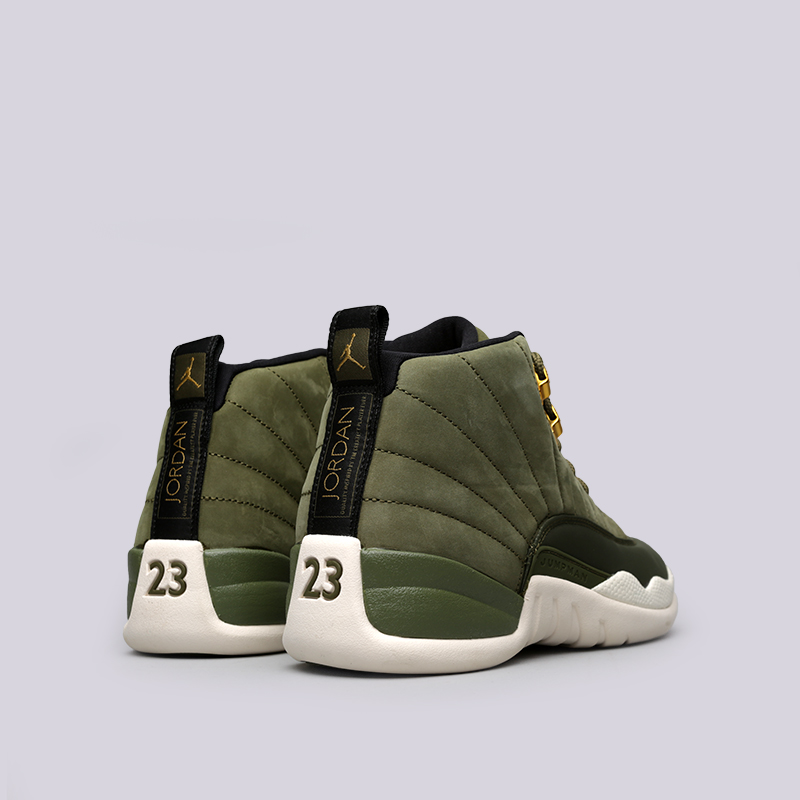 мужские зеленые кроссовки Jordan XII Retro 130690-301 - цена, описание, фото 4