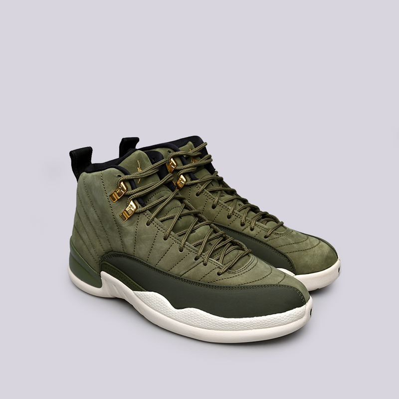 мужские зеленые кроссовки Jordan XII Retro 130690-301 - цена, описание, фото 3