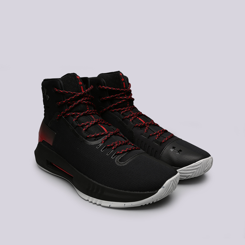 мужские черные баскетбольные кроссовки Under Armour UA Drive 4 3020225-001 - цена, описание, фото 3