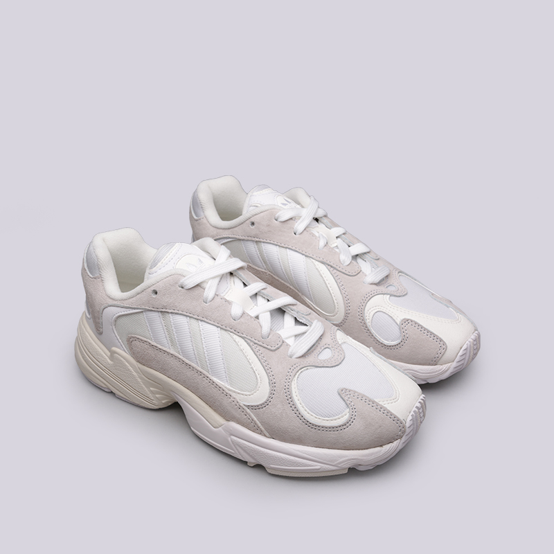  белые кроссовки adidas Yung-1 B37616 - цена, описание, фото 3