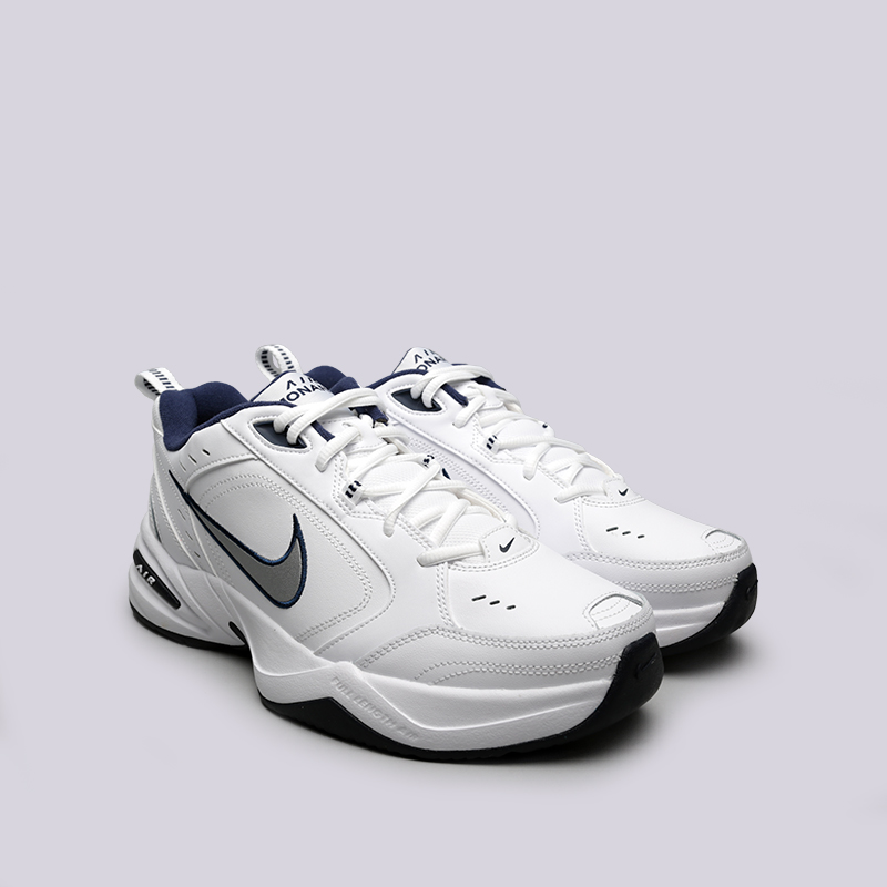 мужские белые кроссовки Nike Air Monarch IV 415445-102 - цена, описание, фото 3