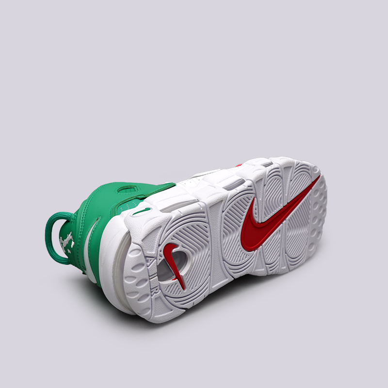 мужские белые кроссовки Nike Air More Uptempo '96 Italy QS AV3811-600 - цена, описание, фото 2