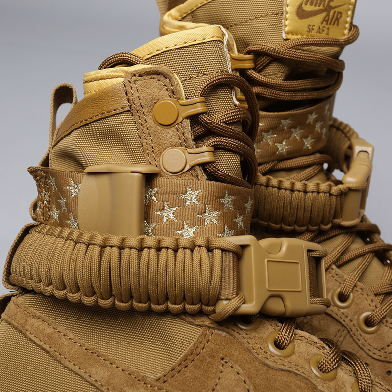 женские коричневые кроссовки Nike WMNS SF Air Force 1 857872-203 - цена, описание, фото 6