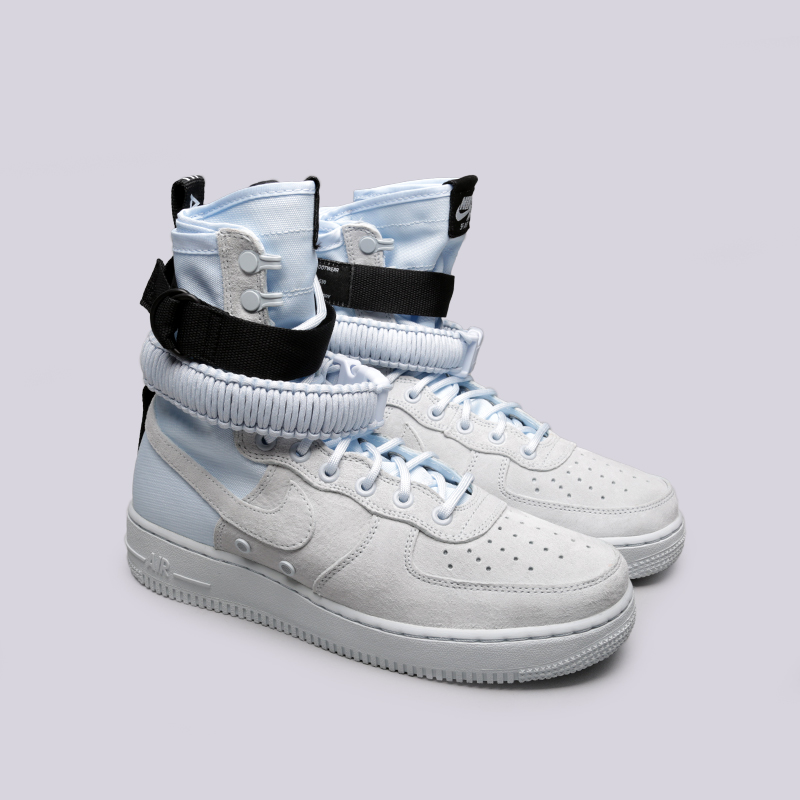 мужские серые кроссовки Nike SF Air Force 1 864024-402 - цена, описание, фото 3