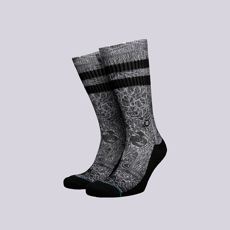мужские черные носки Stance Via Bella M556C16VIA-BLK - цена, описание, фото 1