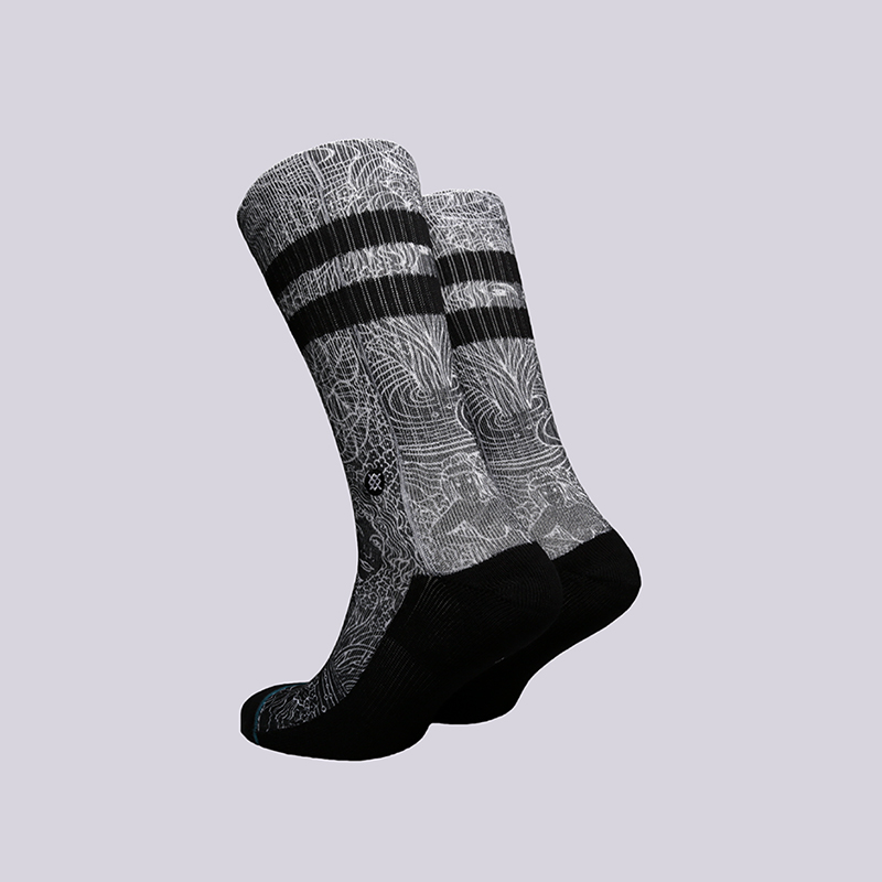 мужские черные носки Stance Via Bella M556C16VIA-BLK - цена, описание, фото 2