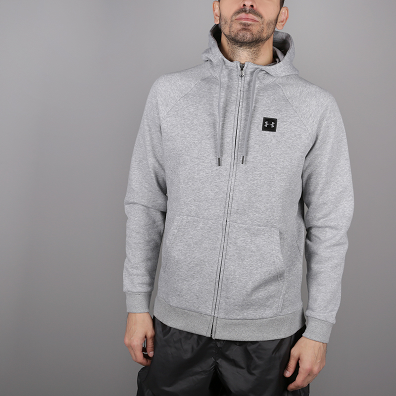 мужская серая толстовка Under Armour Rival Fleece 1320737-036 - цена, описание, фото 1