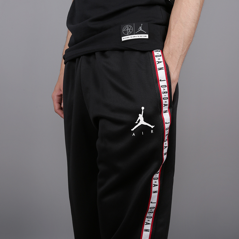 мужские черные брюки Jordan JSW Jumpman Tricot AQ2696-010 - цена, описание, фото 4