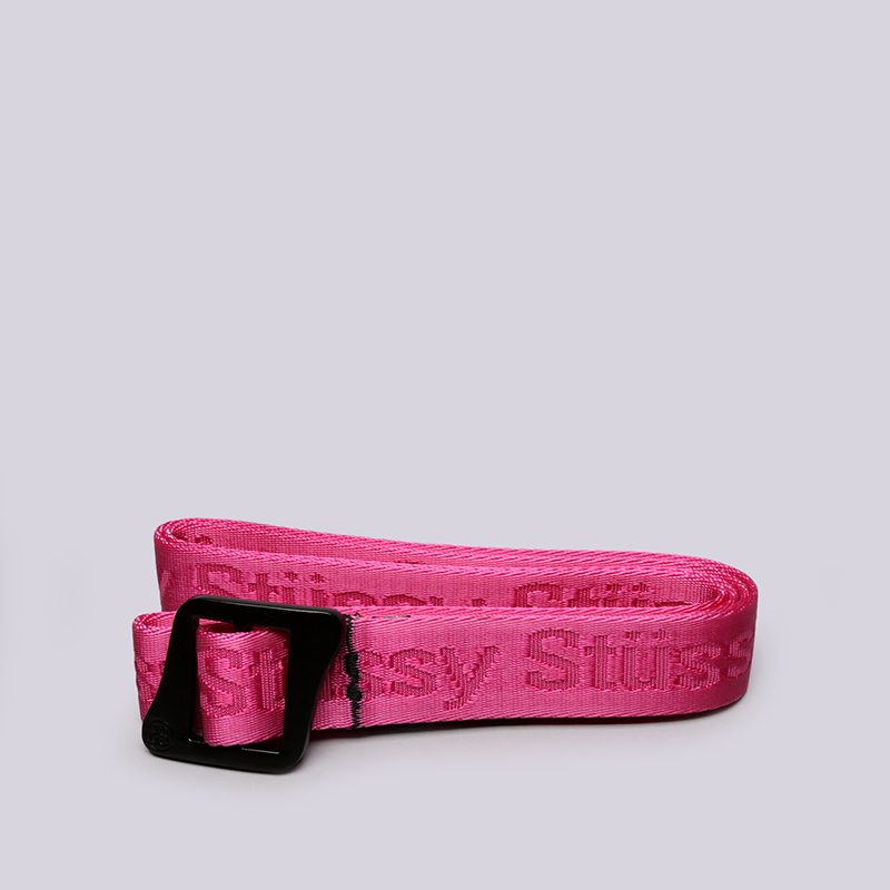  розовый ремень Stussy Jacquard Climbing 135153-pink - цена, описание, фото 1