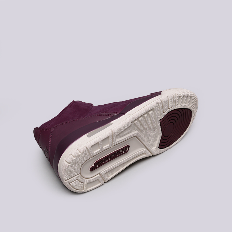 женские фиолетовые кроссовки Jordan WMNS 3 Retro AH7859-600 - цена, описание, фото 2