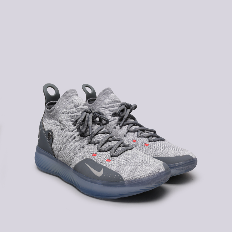 мужские серые баскетбольные кроссовки Nike Zoom KD11 AO2604-002 - цена, описание, фото 2