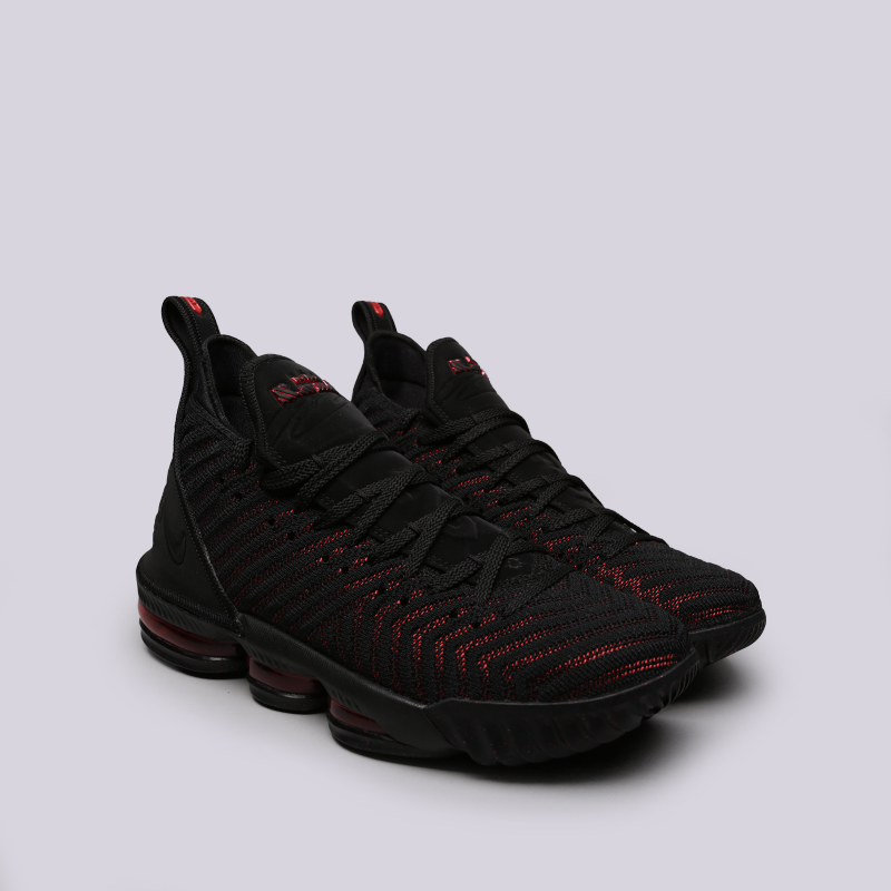 мужские черные баскетбольные кроссовки Nike LeBron XVI AO2588-002 - цена, описание, фото 2