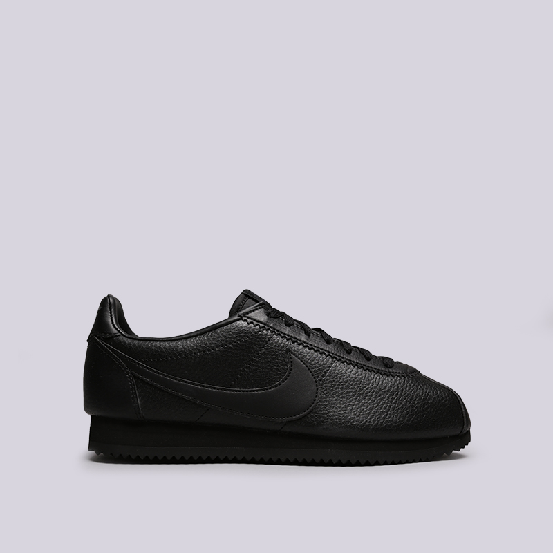 мужские черные кроссовки Nike Classic Cortez Leather 749571-002 - цена, описание, фото 1
