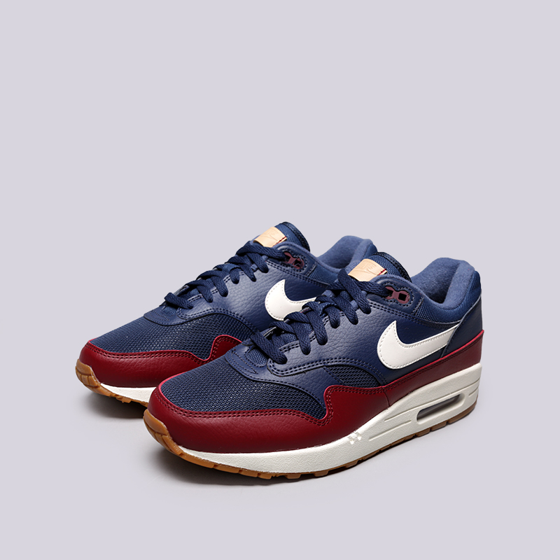 мужские синие кроссовки Nike Air Max 1 AH8145-400 - цена, описание, фото 3