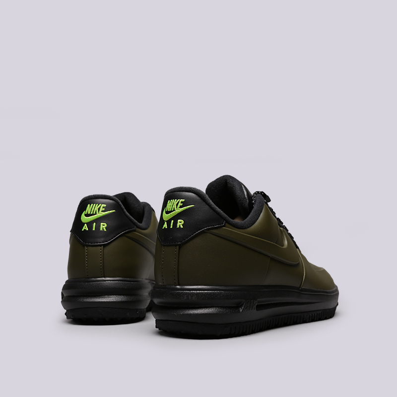 мужские зеленые кроссовки Nike Lunar Force 1 Duckboot Low AA1125-301 - цена, описание, фото 3
